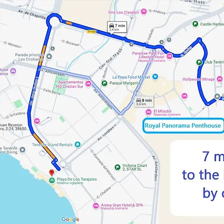 Royal Panorama Penthouse דירה *